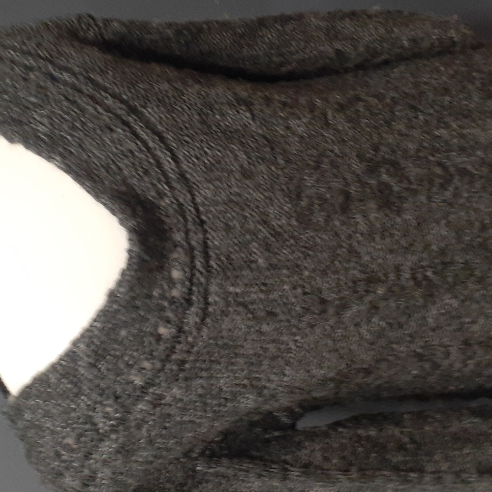 Free people gray cable  knitted sweater dress/top size medium - Picture 5 of 12